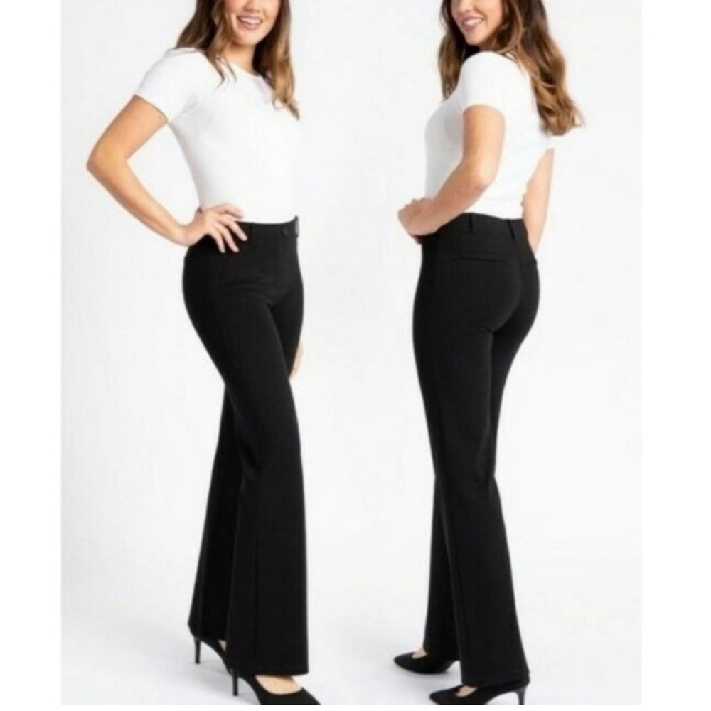 Betabrand Boot Cut Classic Yoga Dress Pants